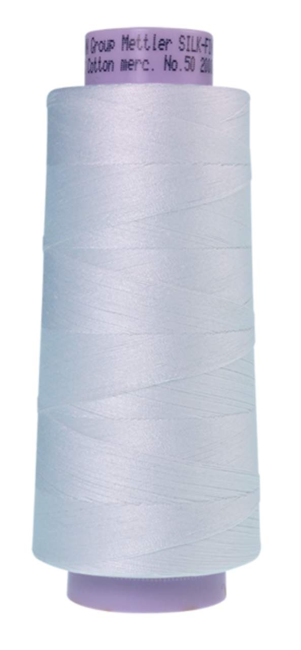 White (9150-2000) | Silk-Finish Cotton 50wt (1829M / 2000Y) | Mettler Thread